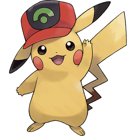 Pikachu Hoenn Cap official artwork