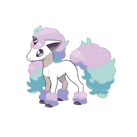 Ponyta Galar official artwork