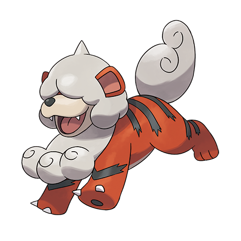 Growlithe Hisui official artwork