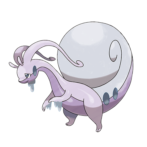 Goodra Hisui official artwork