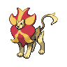 Pyroar Male shiny sprite